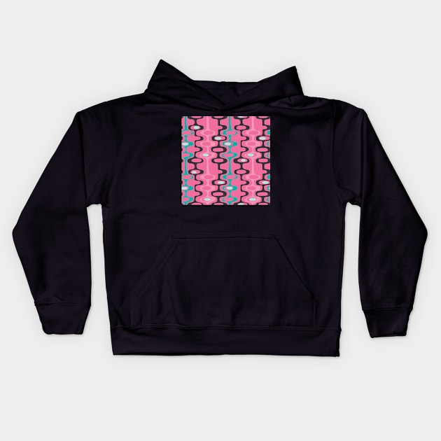 Atomic Cafe Knob Blobs Kids Hoodie by implexity